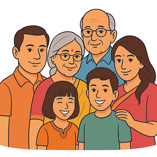 HUF Demat Illustration
